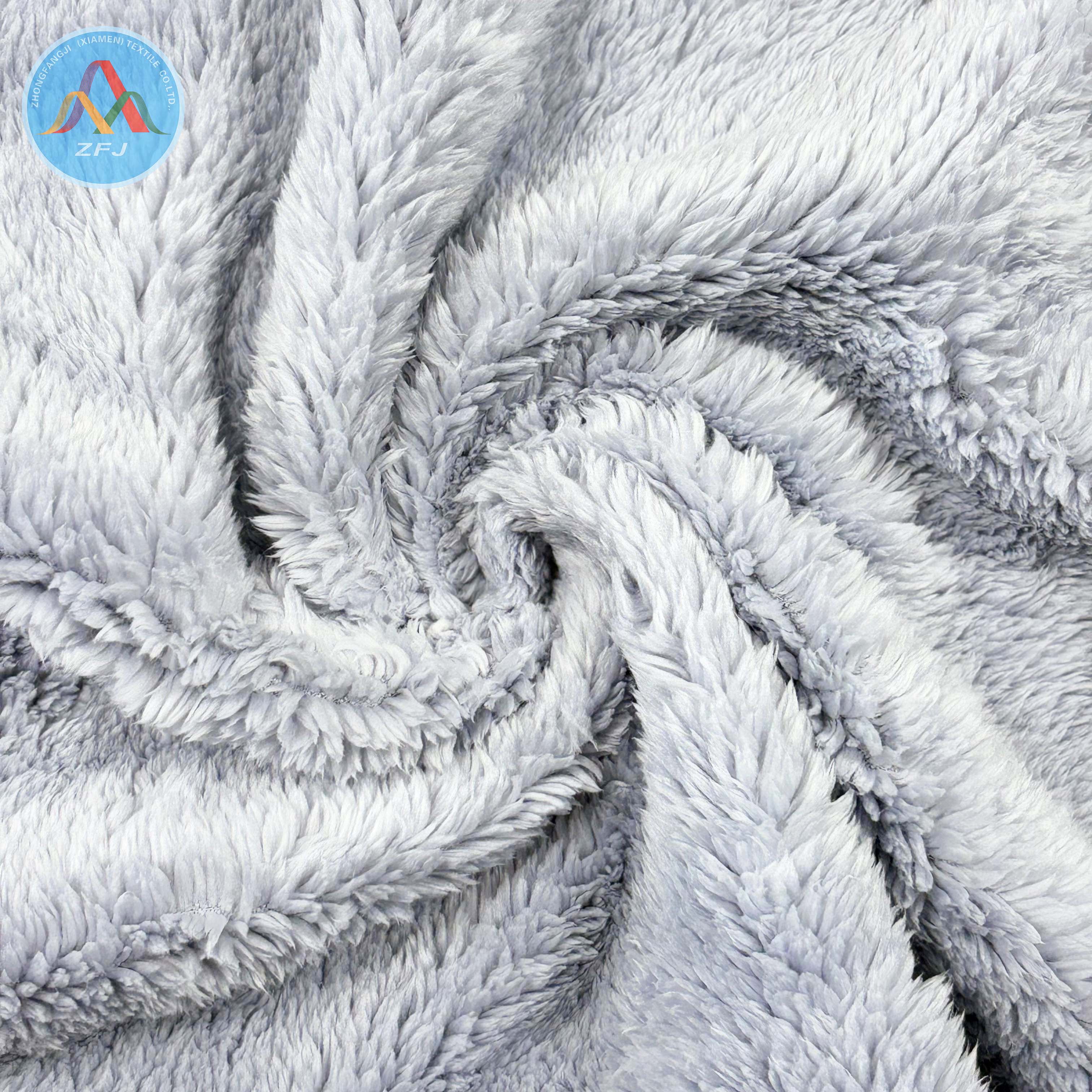 Premium Double Side Shu Velveteen Fabric Fluffy Texture Warm for Reversible Jackets And Garment
