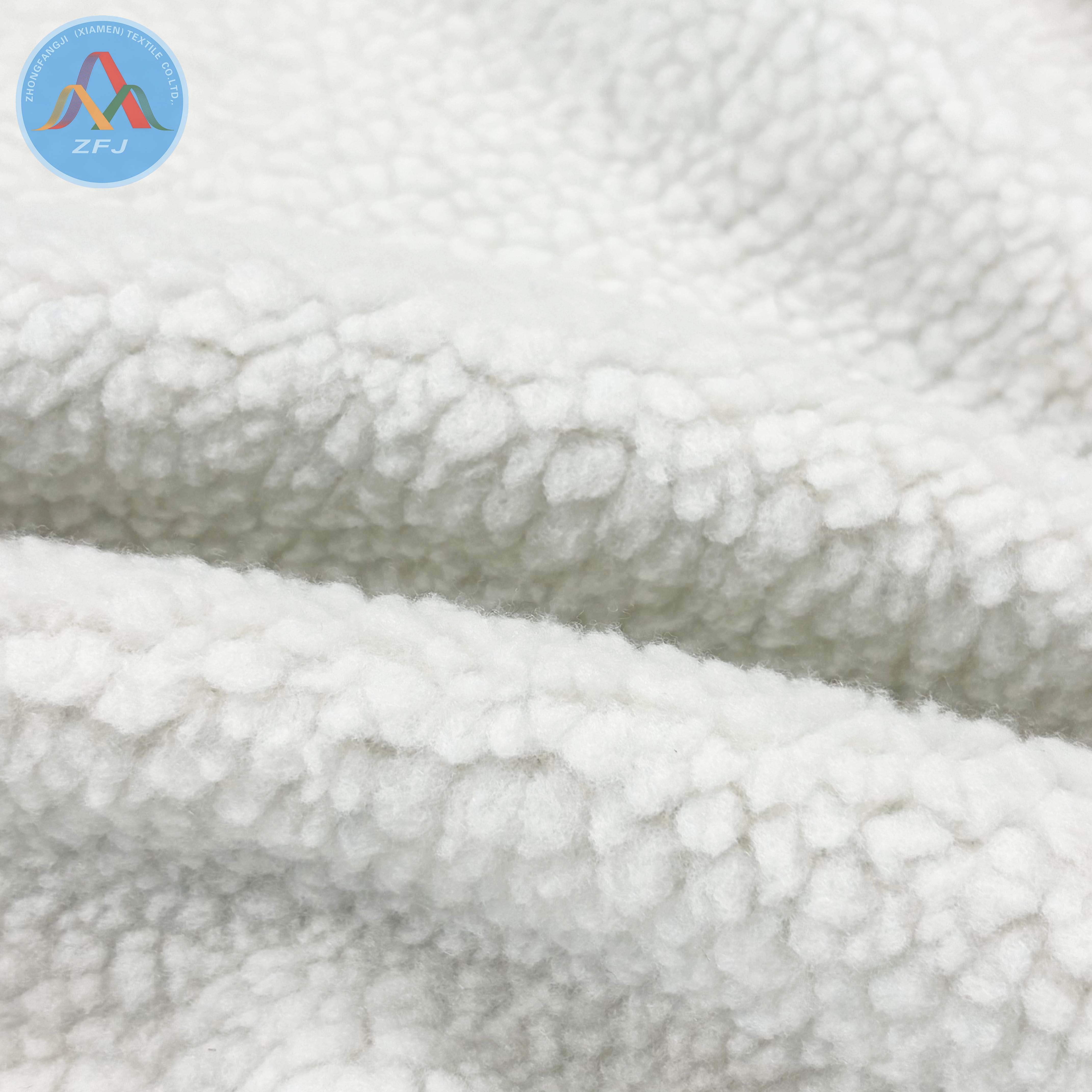 Yarn-Dyed Sherpa Bonded Fabric Soft And Warm for Winter Jackets And Outerwear