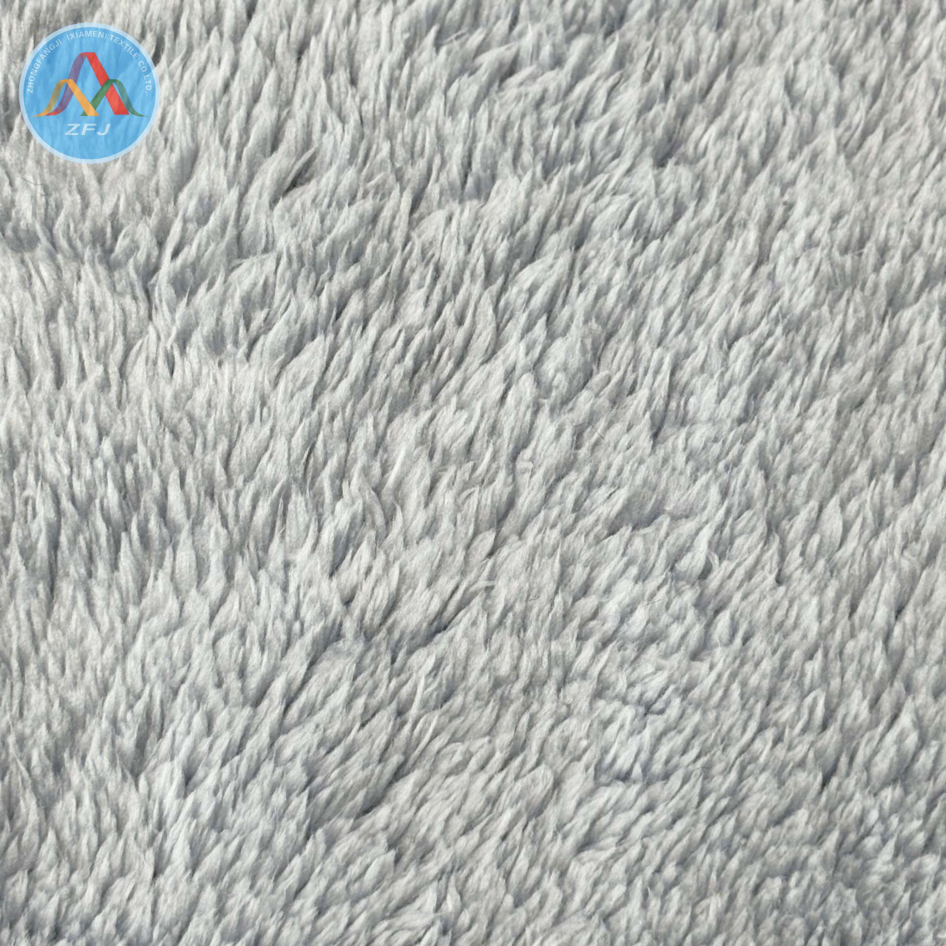 Premium Double Side Shu Velveteen Fabric Fluffy Texture Warm for Reversible Jackets And Garment