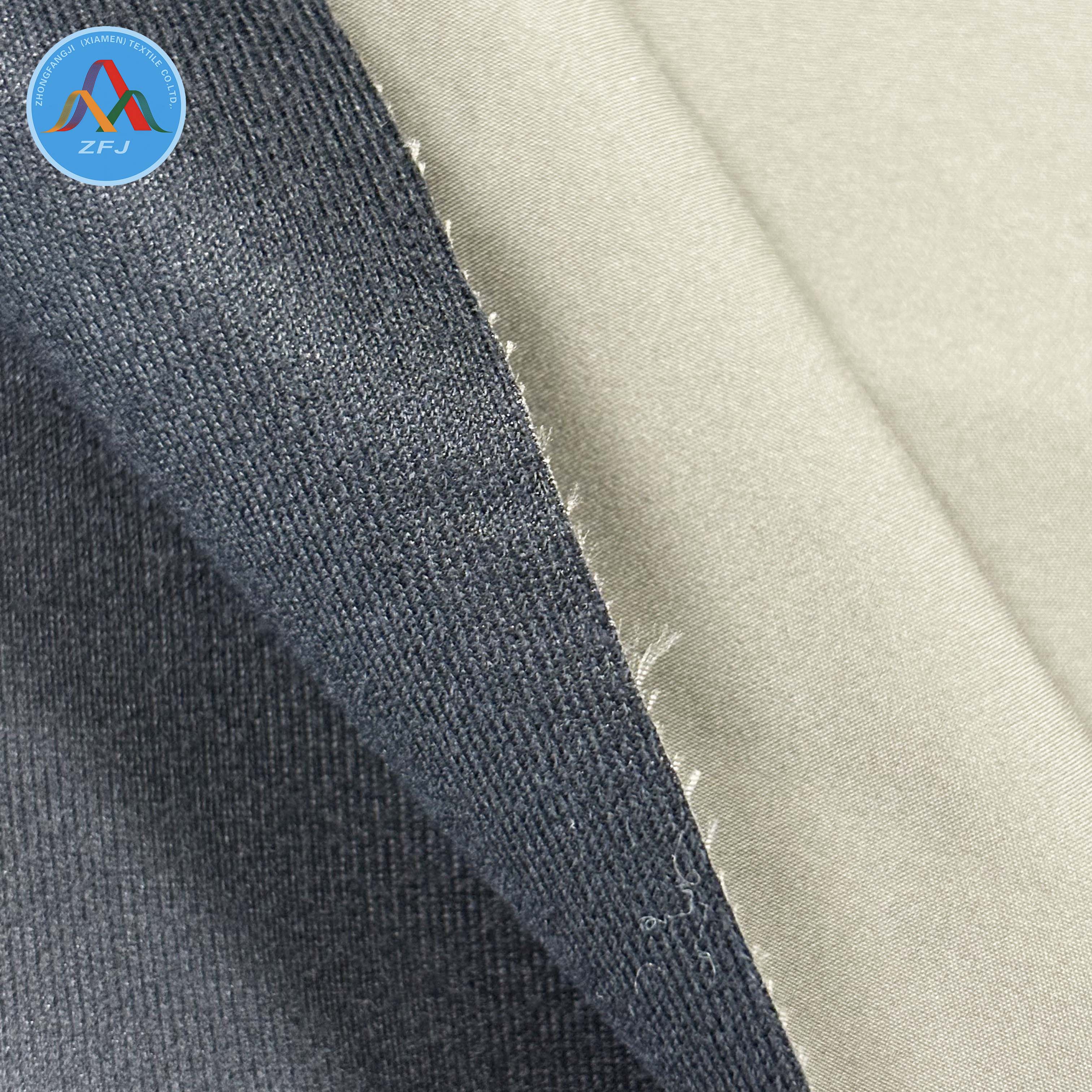75D High Elastic Fabric with Black TPU Membrane And Brushed Courtelle Fleece Backing