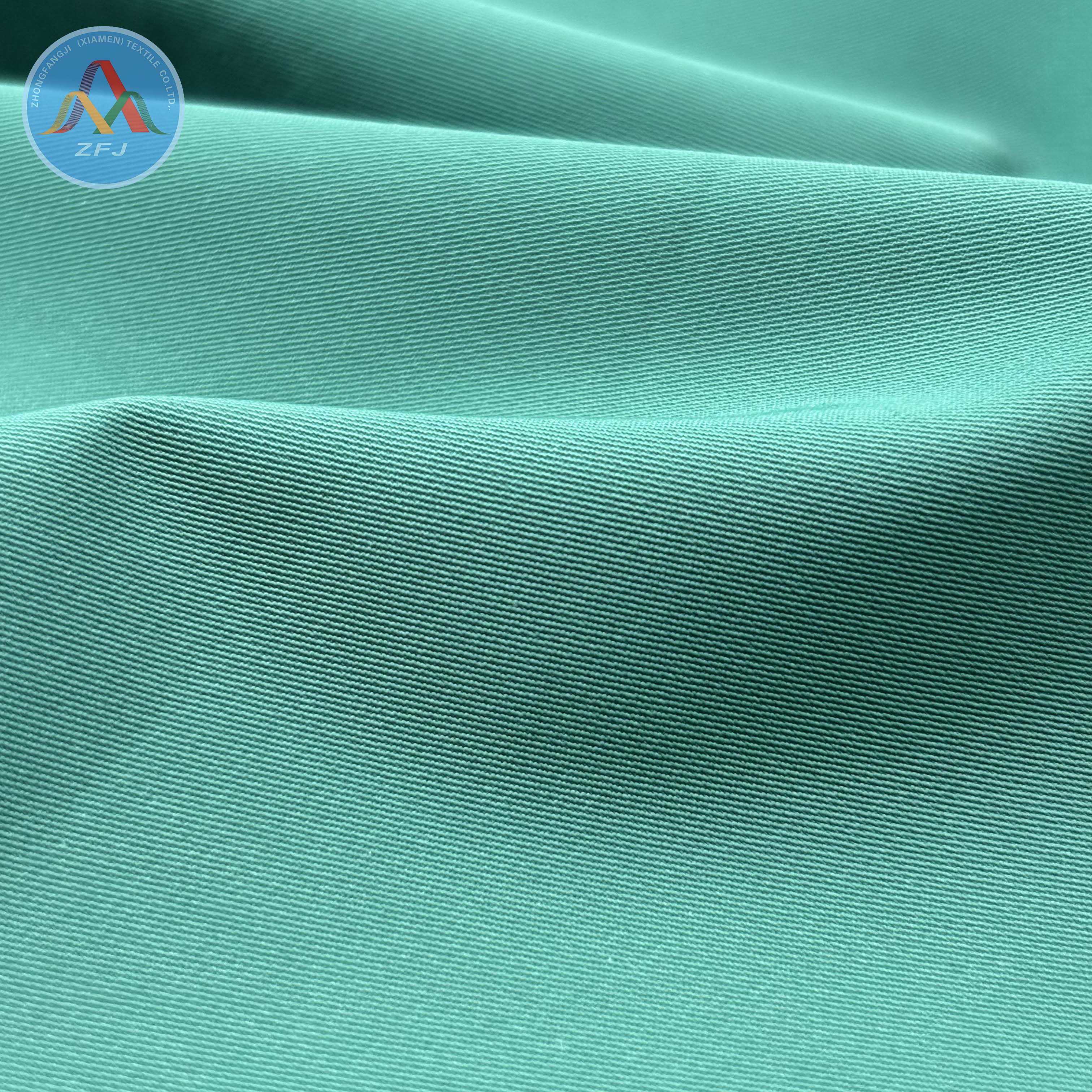 Eco Friendly Twill Functional Fabric with 10K/10K PU Clear Coating for Outdoor Workwear Apparel