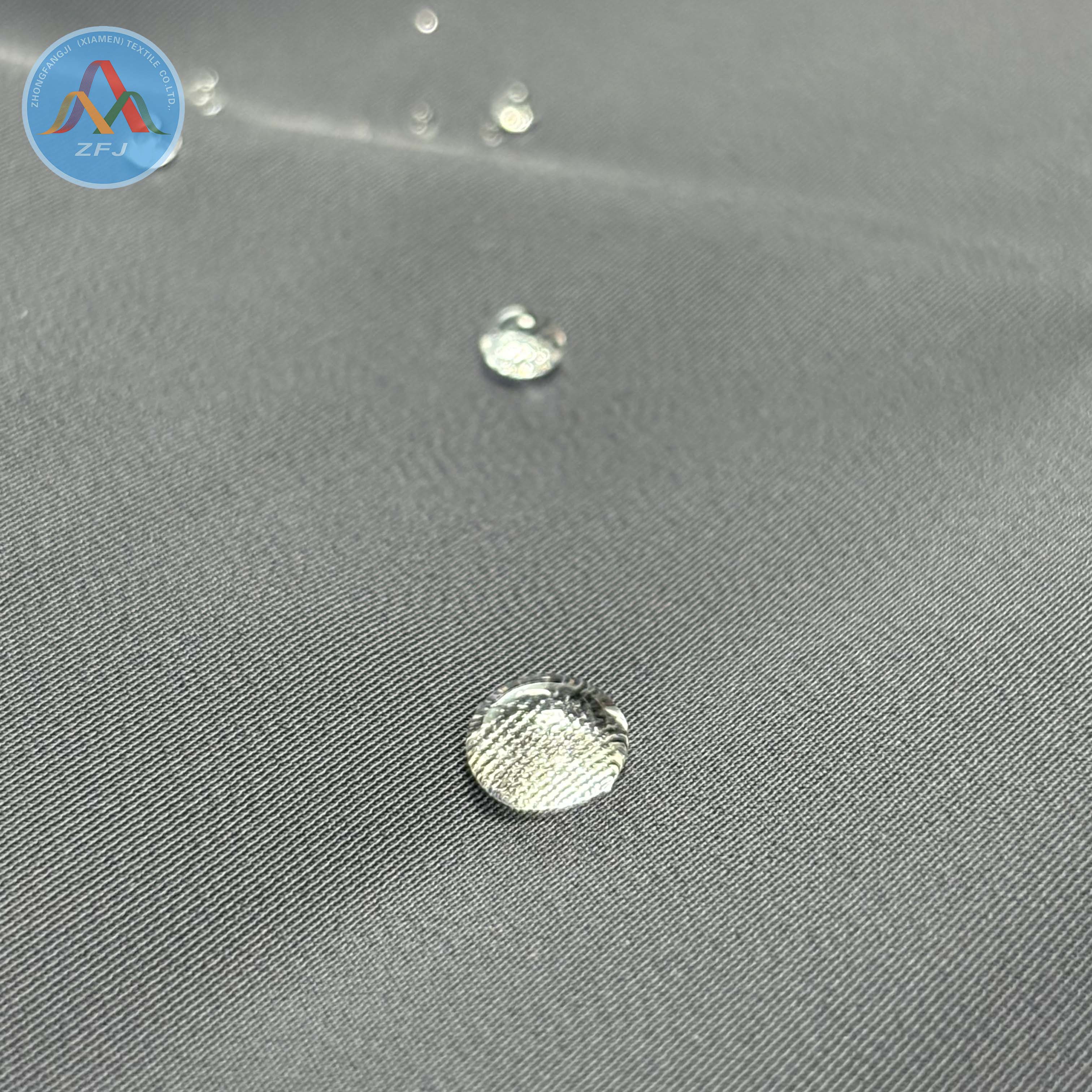 1/2 Twill 4 Way Stretch Nylon Functional Fabric with PU Coating 20K/20K for Professional Outdoor