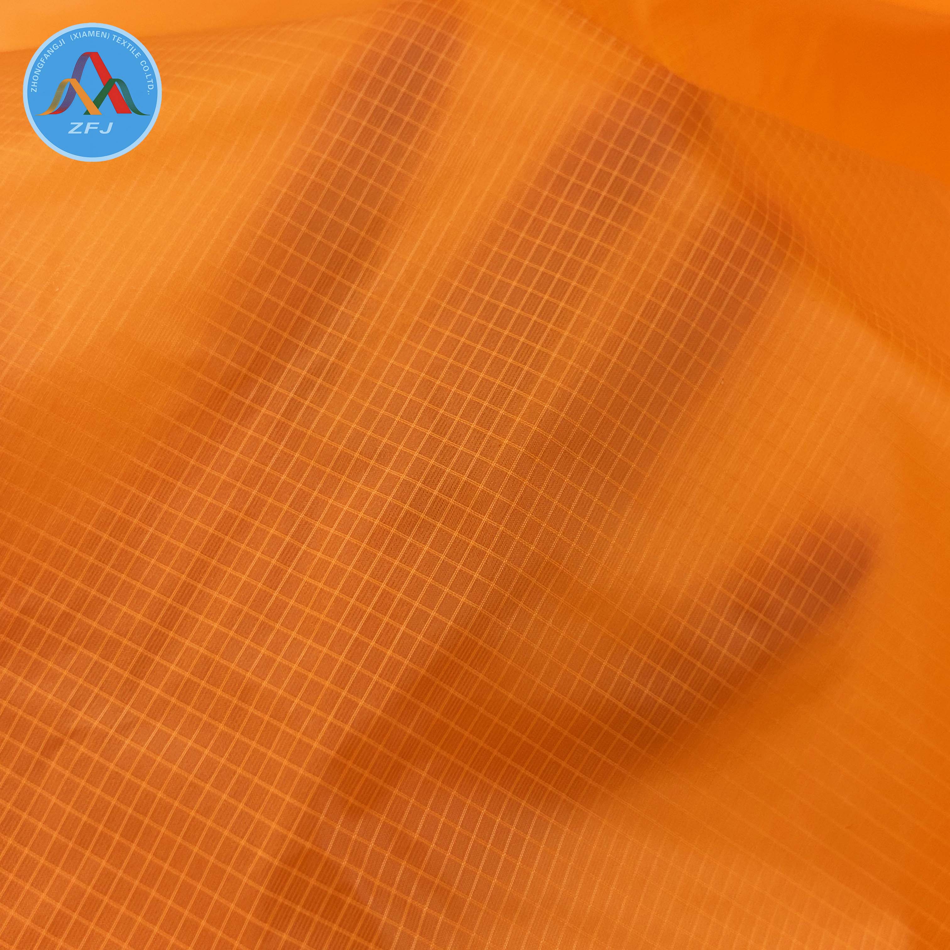 Ultra-Lightweight 15D Nylon Fabric with Water Repellent Finish for Outdoor