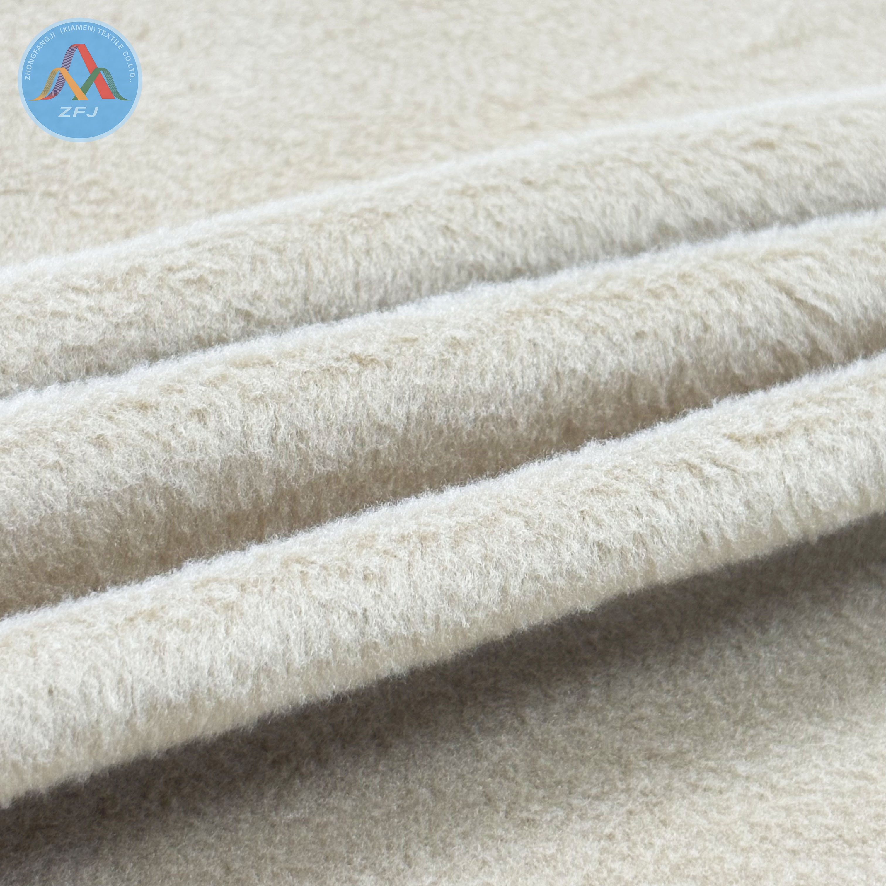 Durable Warp Knitted Spandex Velvet Fabric Anti Pillin Silky Caress Handfeel for Garment