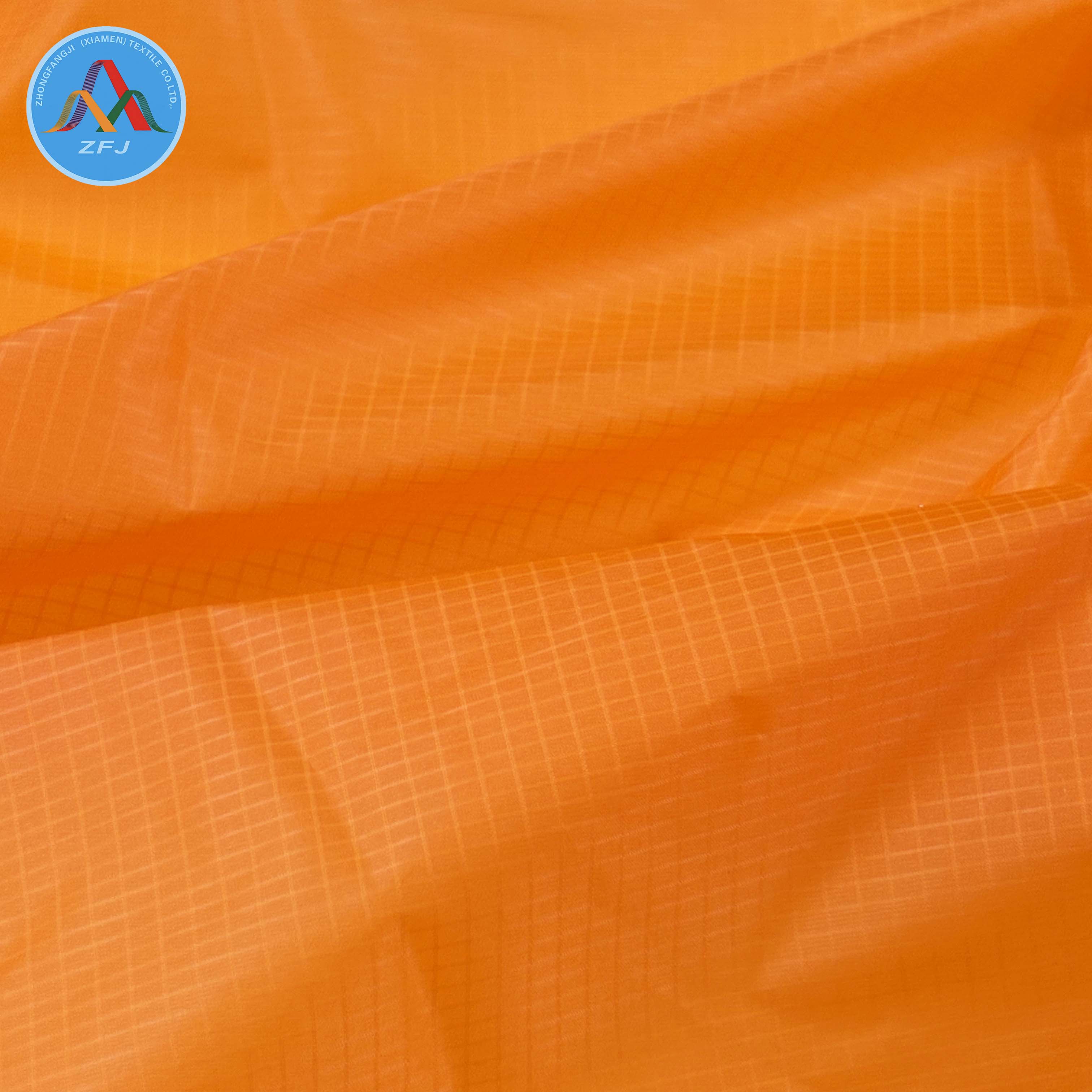 Ultra-Lightweight 15D Nylon Fabric with Water Repellent Finish for Outdoor