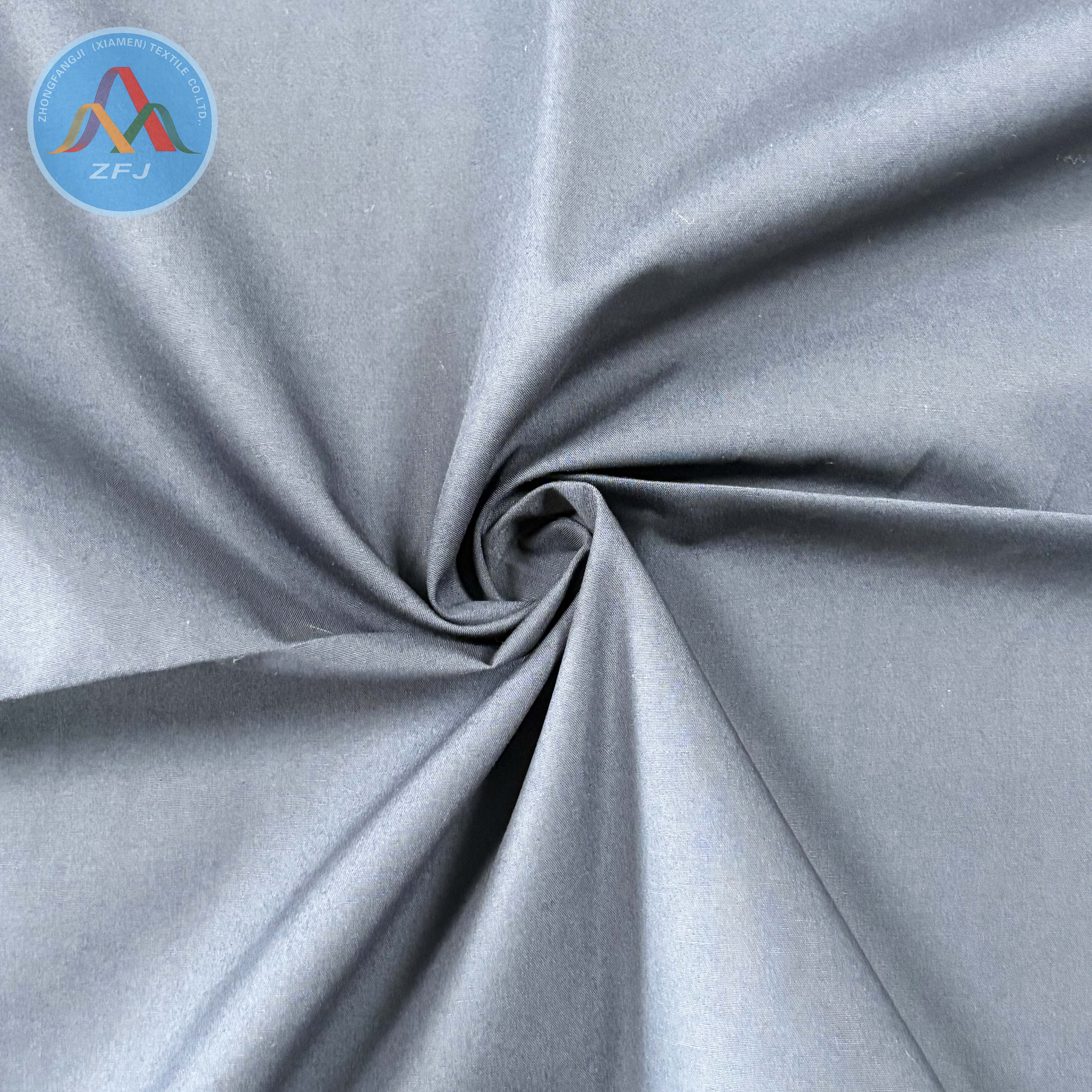 100% Organic Cotton Poplin Fabric, Soft And Breathable for Shirts