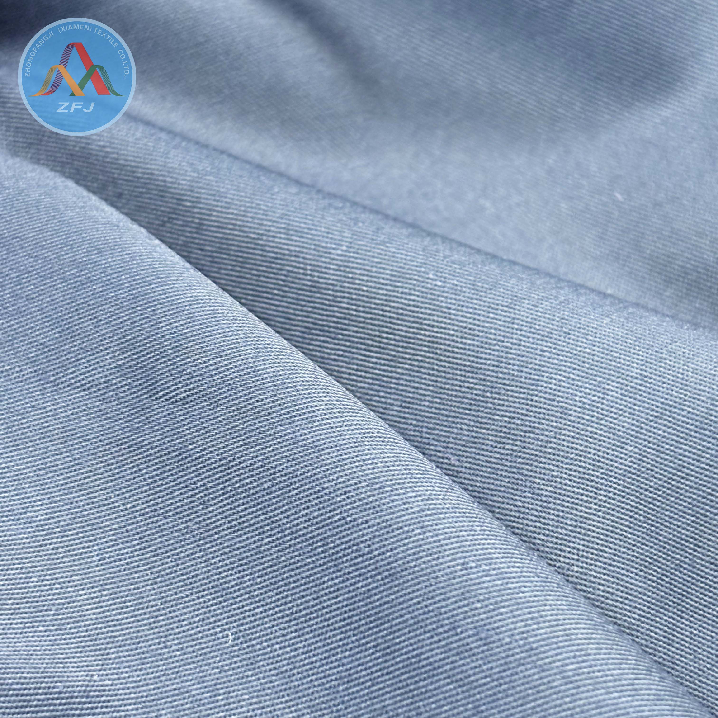 Mechanical Stretch Polyester Cotton Twill Fabric for Workwear And Casual Garment Making
