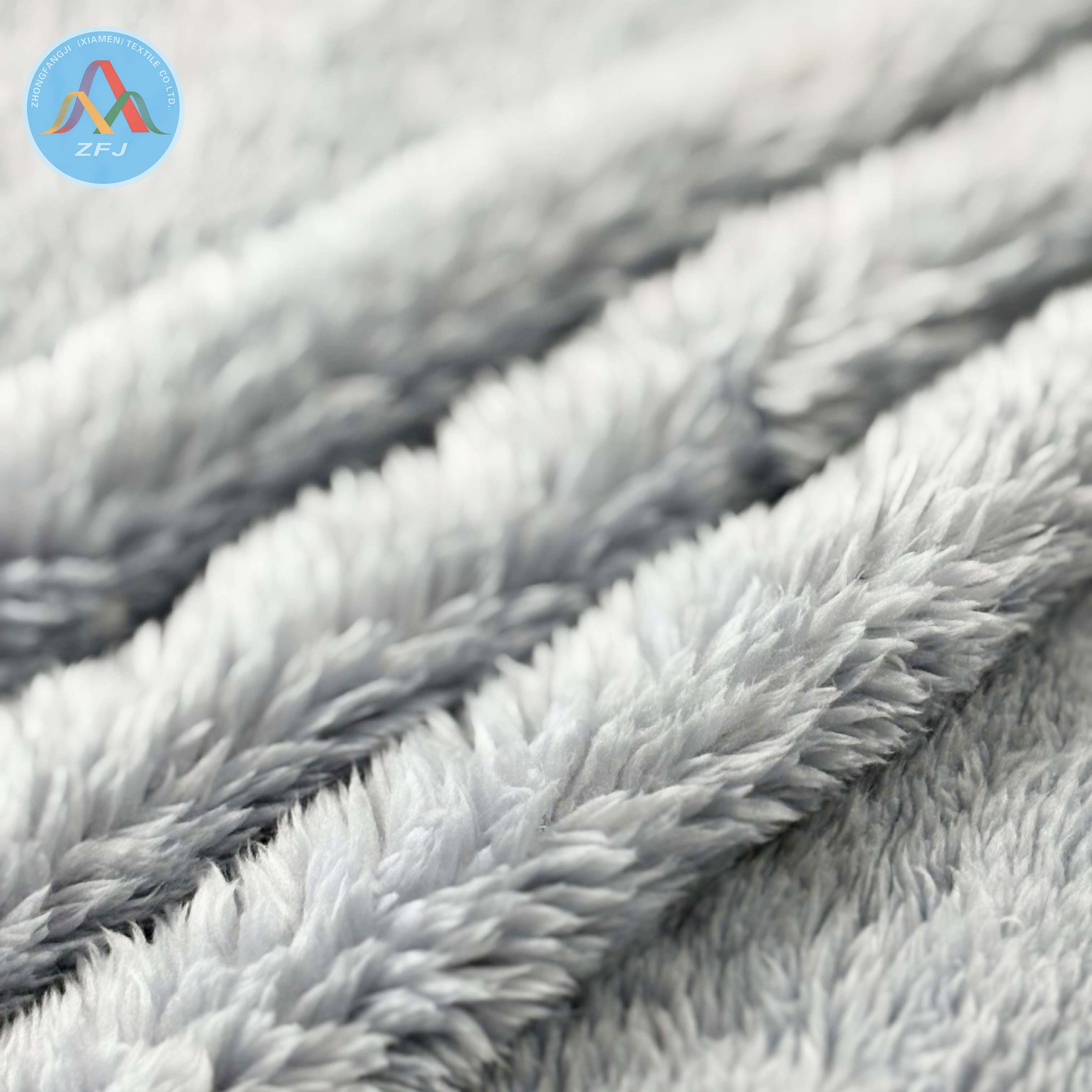 Premium Double Side Shu Velveteen Fabric Fluffy Texture Warm for Reversible Jackets And Garment