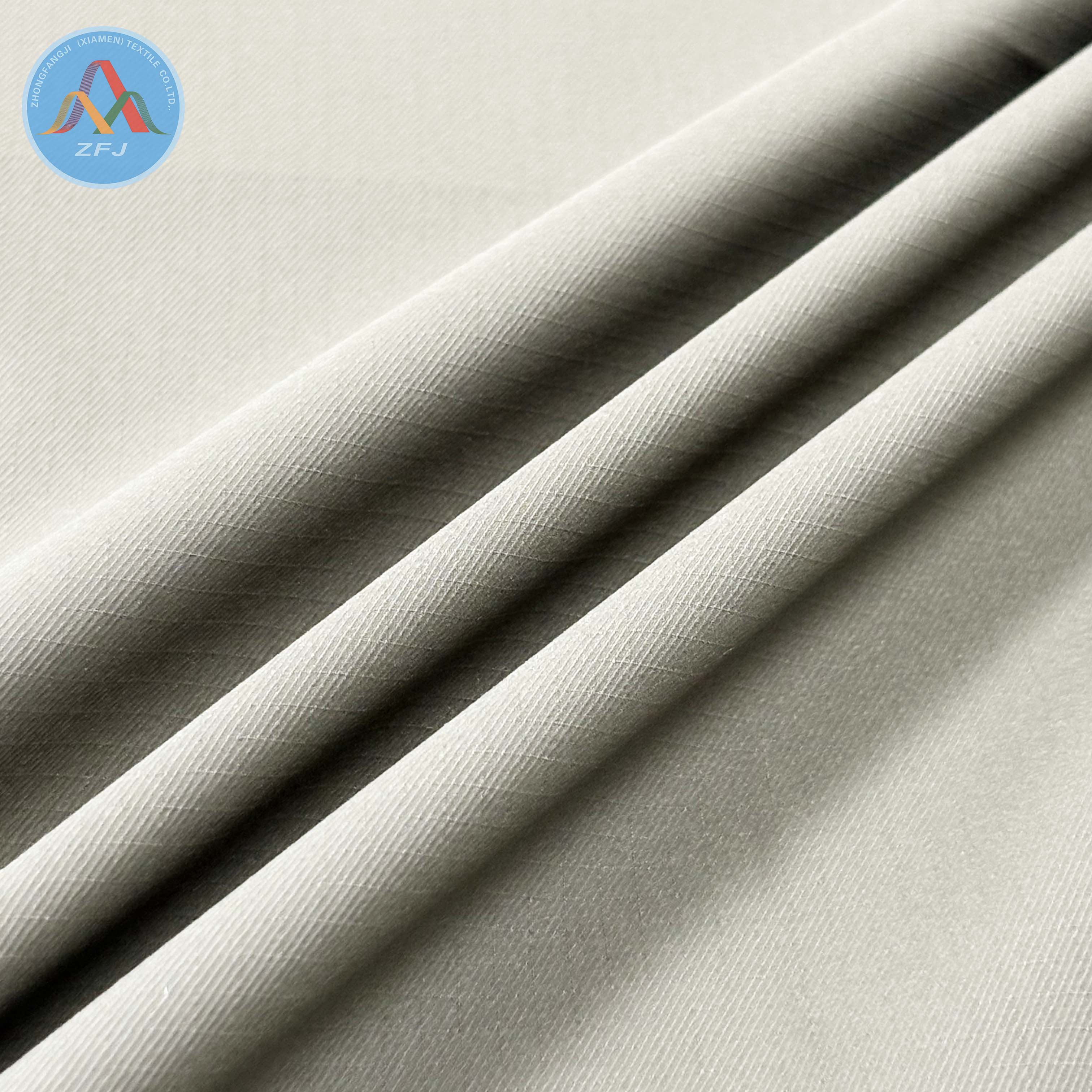 Sustainable Weft Stretch Recycle Sorona Fabric Jacquard Design Silky Touch Garment Manufact