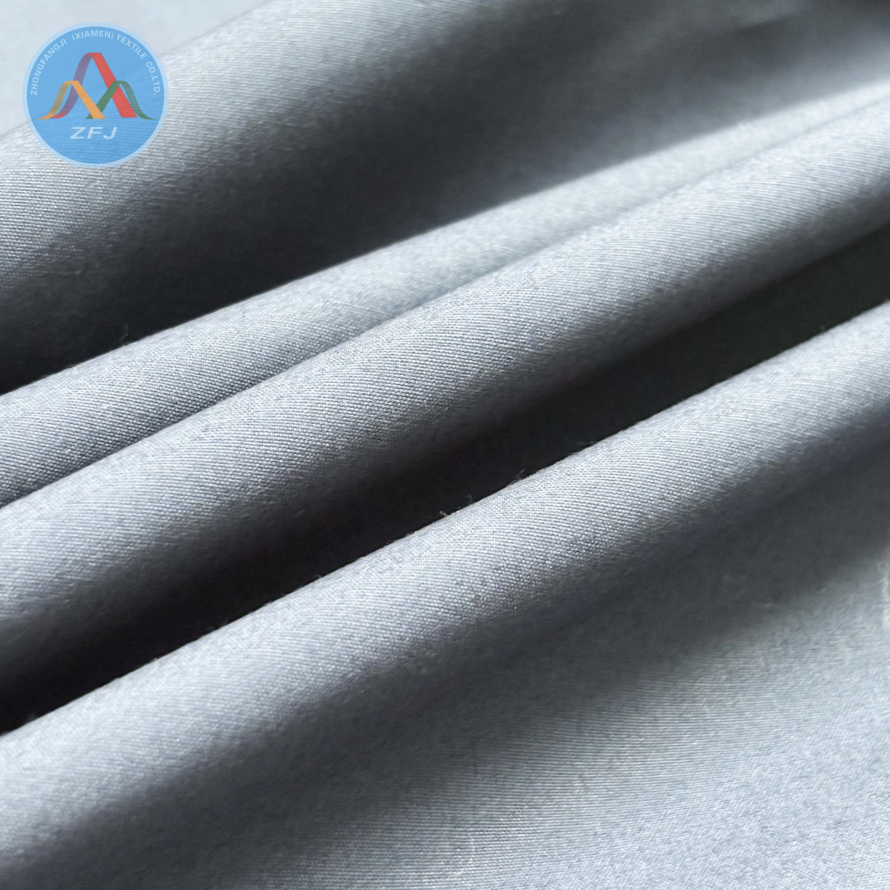 100% Organic Cotton Poplin Fabric, Soft And Breathable for Shirts
