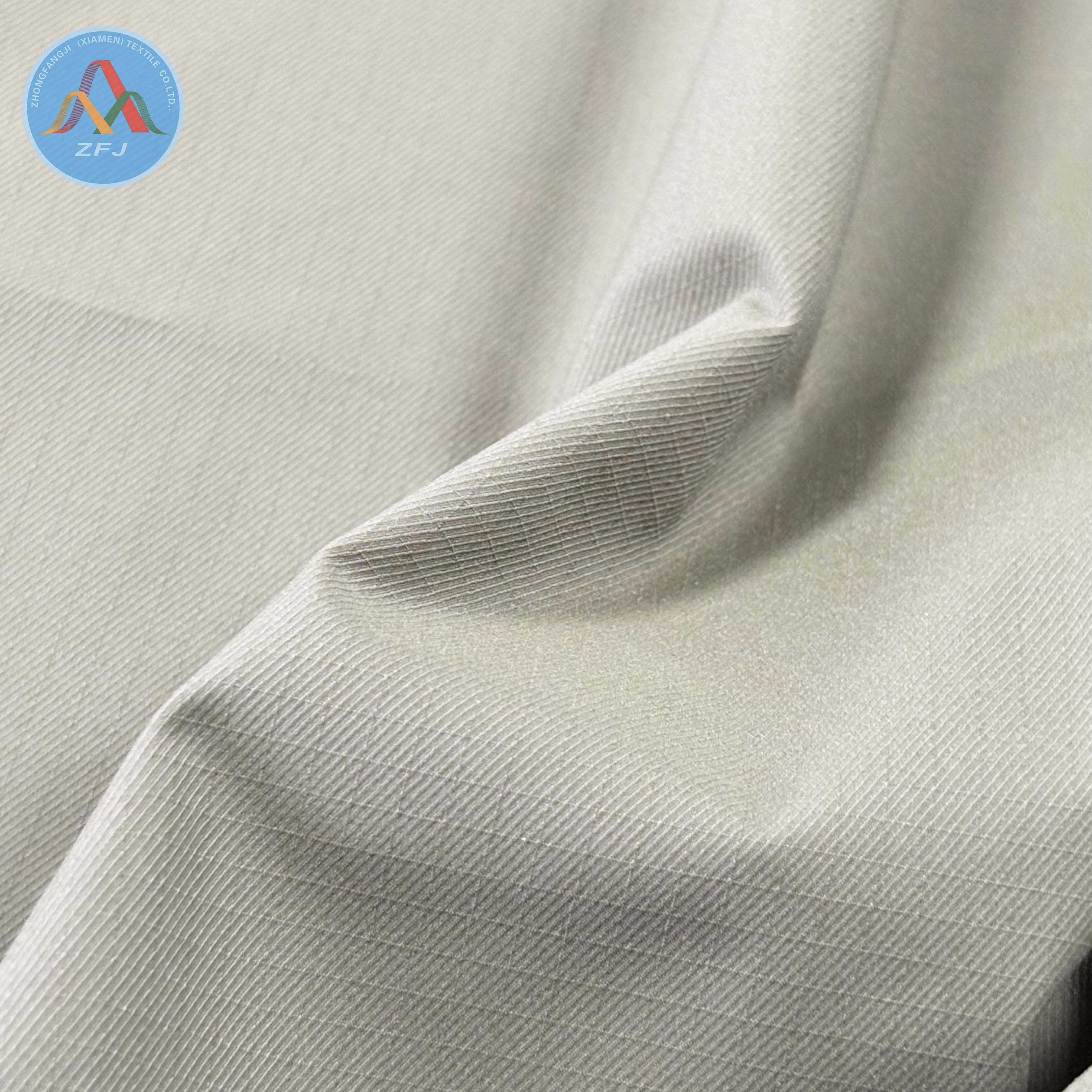 Sustainable Weft Stretch Recycle Sorona Fabric Jacquard Design Silky Touch Garment Manufact